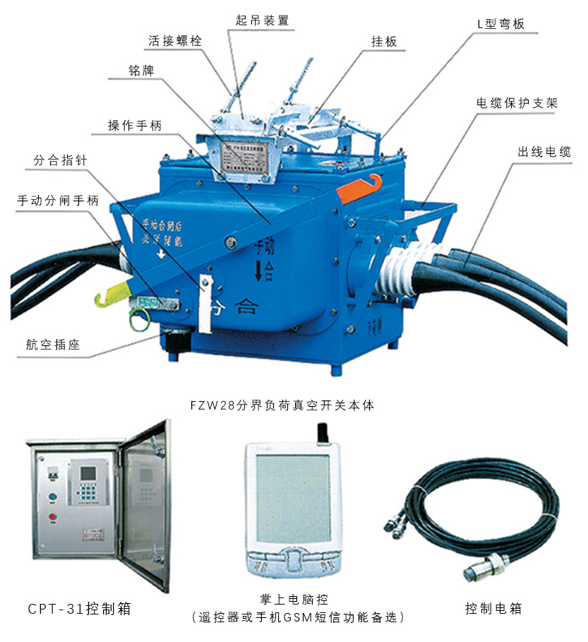 FZW28分界負荷真空開關本體