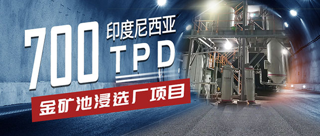 印度尼西亞700TPD金礦池浸選礦項(xiàng)目