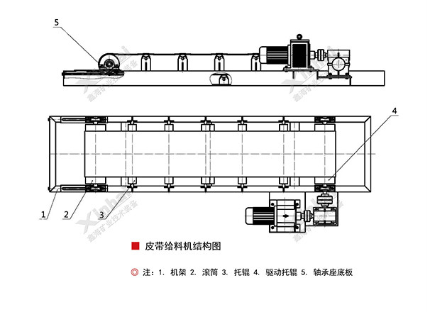 皮帶給料機(jī)結(jié)構(gòu)原理圖